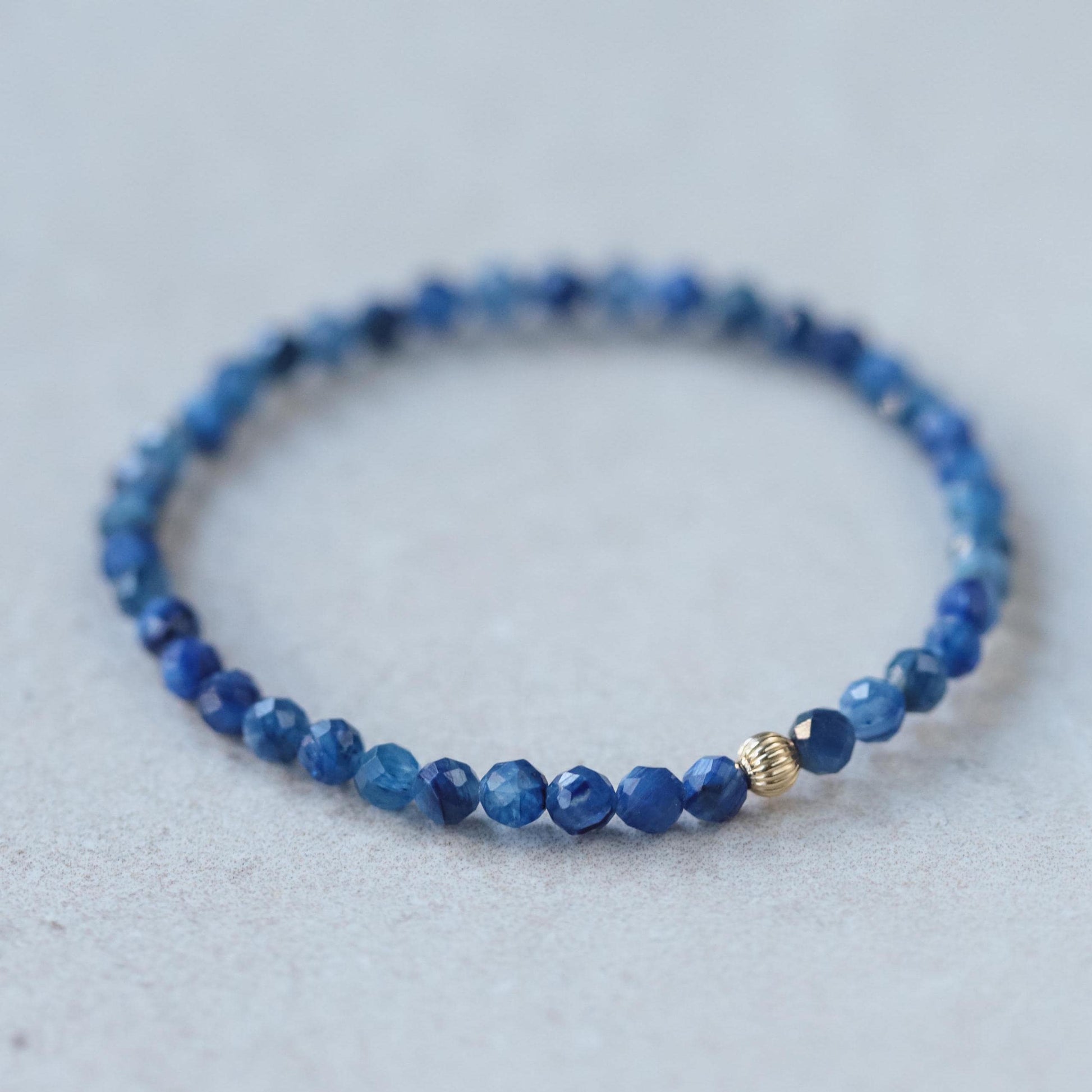 14K GOLD Kyanite Bracelet | AAAA kyanite bracelet | Genuine Kyanite AAA | gold kyanite bracelet | genuine kyanite bracelet