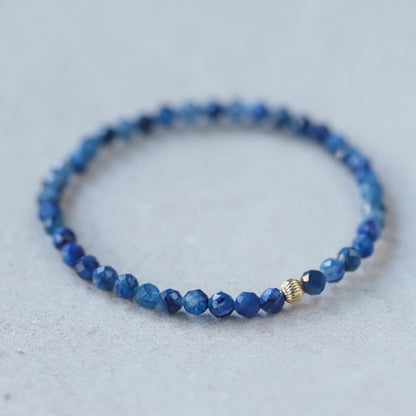14K GOLD Kyanite Bracelet | AAAA kyanite bracelet | Genuine Kyanite AAA | gold kyanite bracelet | genuine kyanite bracelet
