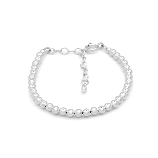 Sterling Silver Beaded Bracelet