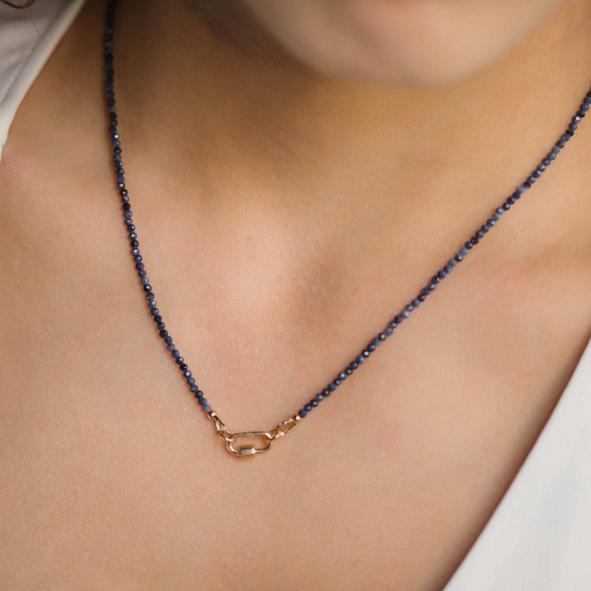 Blue Sapphire micro choker