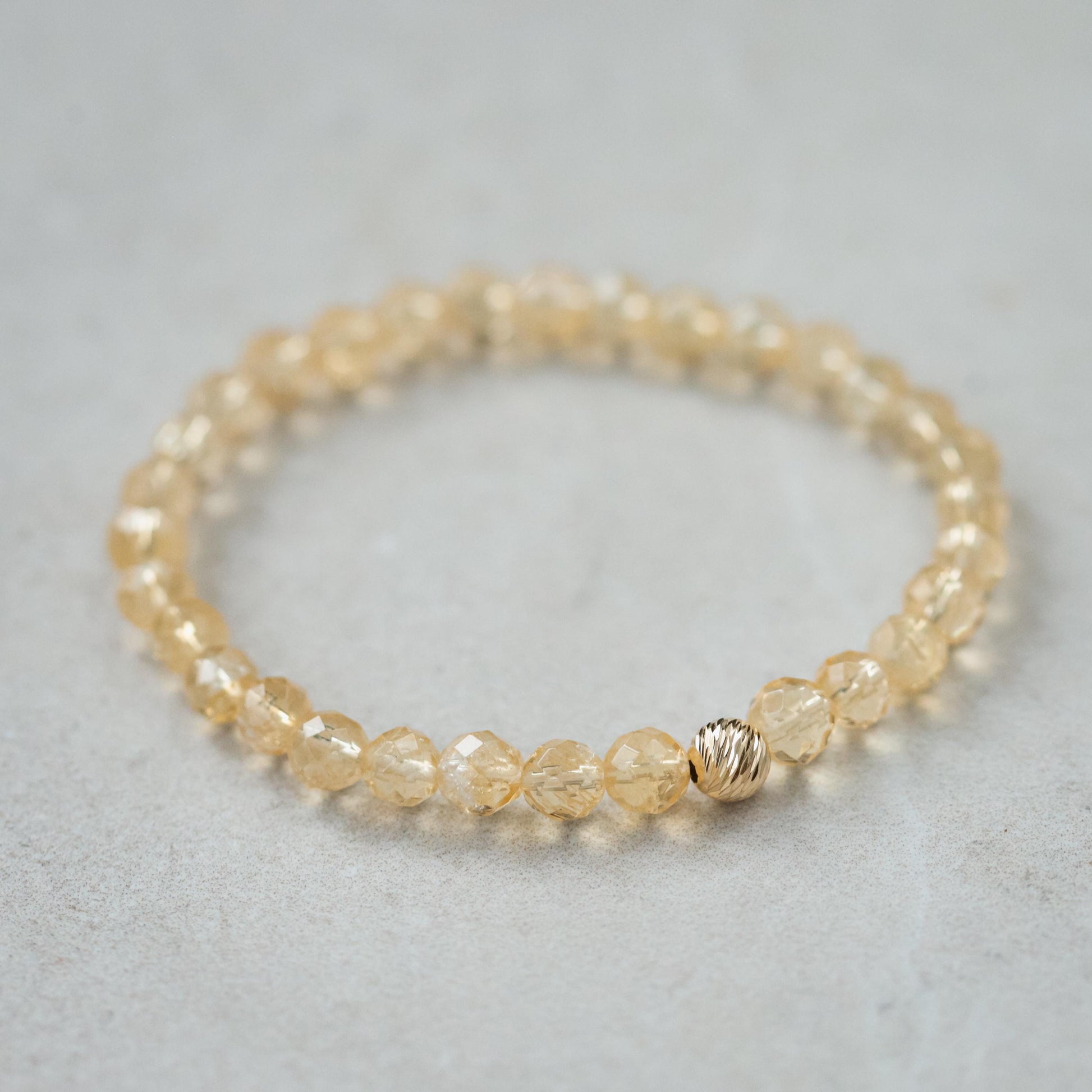 14K GOLD citrine, aaaa+ natural FACETED citrine | Citrine Bracelet 6mm | Natural Citrine Stone Solar Plexus Chakra Yoga #multicut