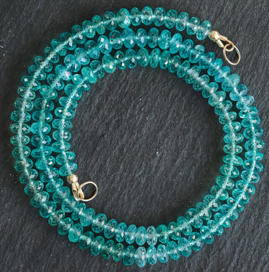 Apatite Heart Necklace