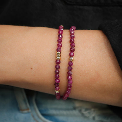 Ruby clasp Bracelet