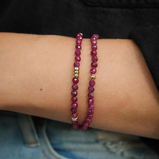 Ruby clasp Bracelet