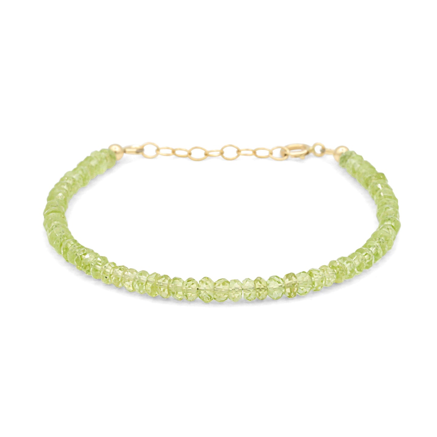 Peridot bracelet