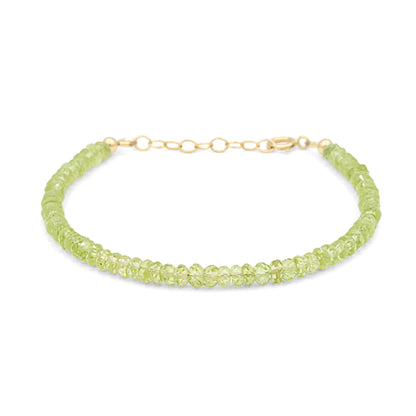 Peridot bracelet