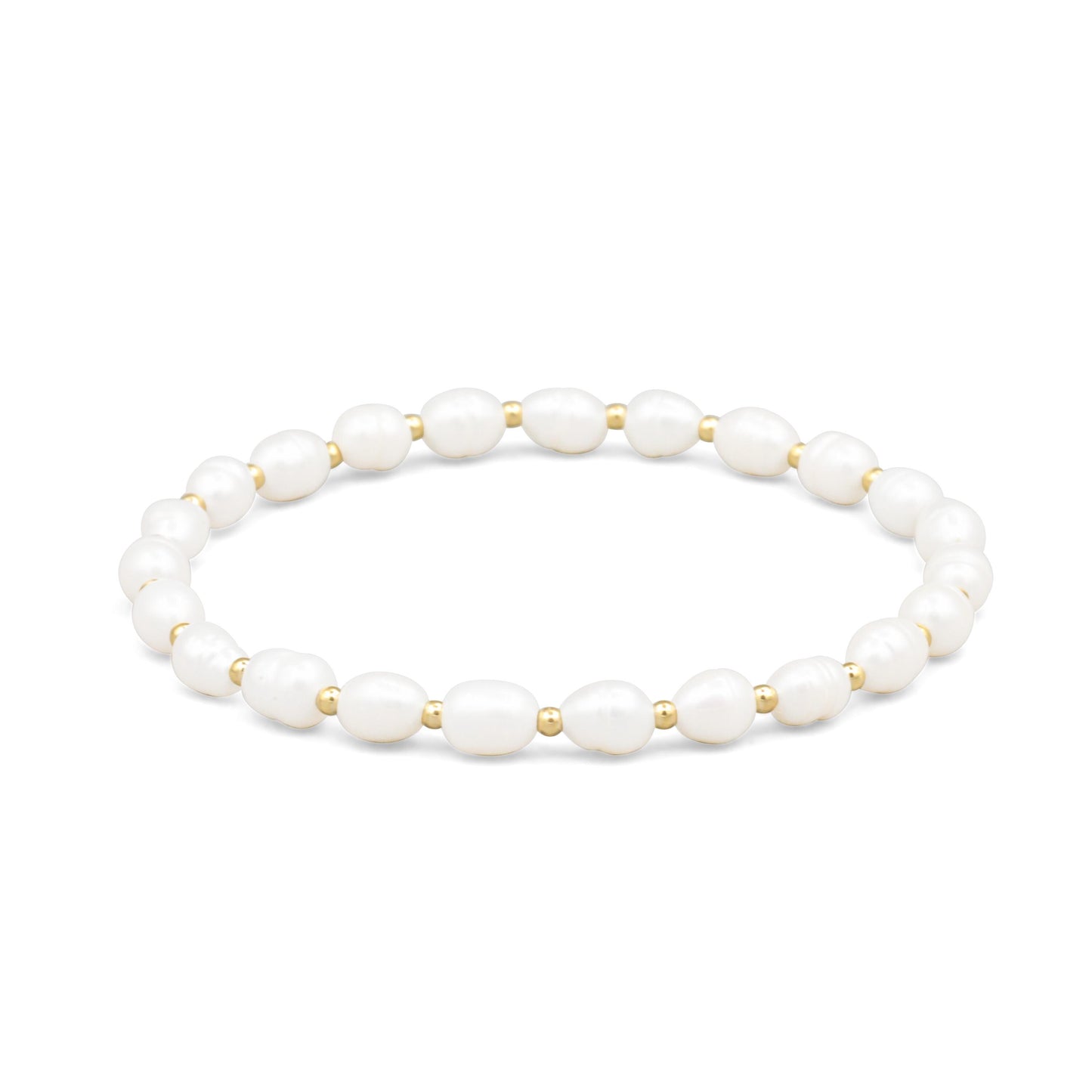 14K SOLID GOLD Pearl bracelet, 14K pearl, June birthstone jewelry Bridesmaid gift for her Pearl jewelry Wedding jewelry for brides June