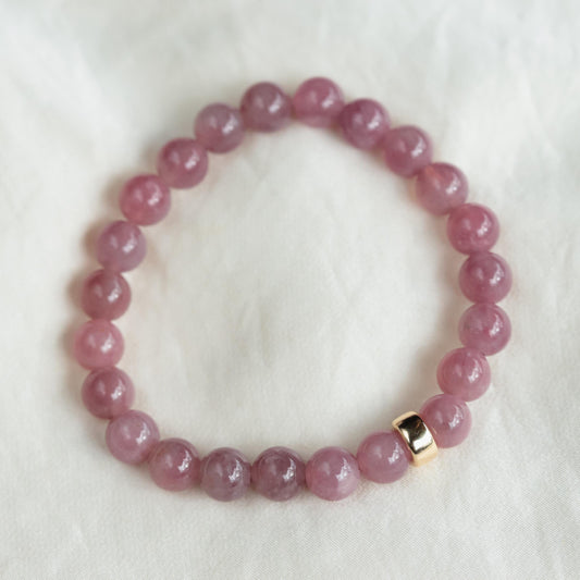 aaaa+ Madagascar Rose Quartz 8mm, Madagascar Rose Rose Gold, Pink Rose Quartz, Rose Quartz Bracelet, Love Bracelet