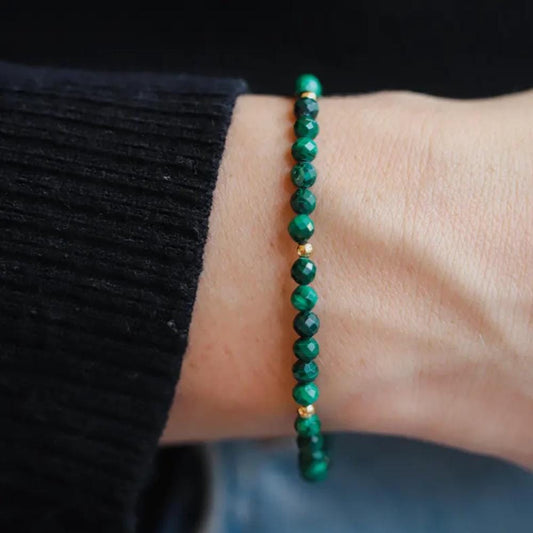 Lapis Lazuli Bracelet | dainty tiny lapis lazuli beaded bracelet | lapis lazuli gold bracelet | genuine lapis lazuli bracelet | lapis #0193