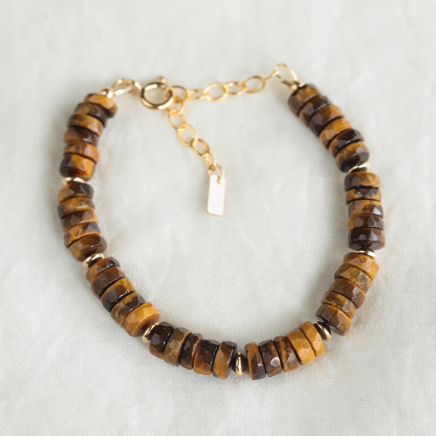 Tiger's eye heishi