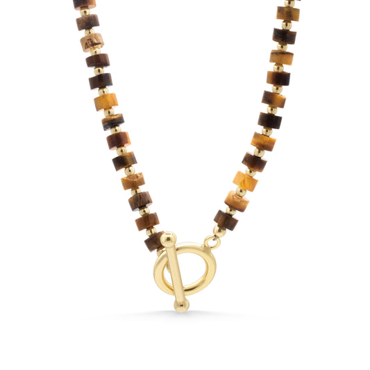 Tiger's eye Necklace | AAA+ Tiger's eye necklace | Tiger's eye Necklace | Tiger's eye beaded necklace | Tiger's eye