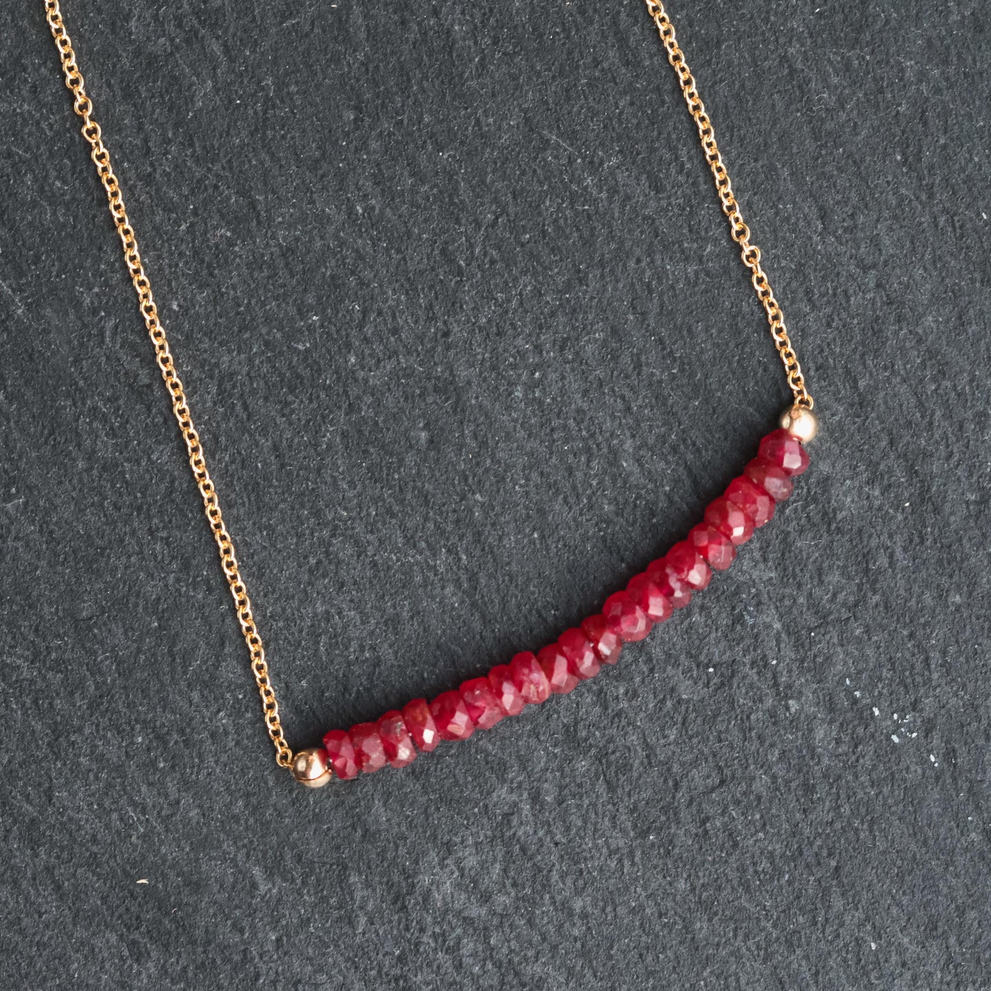 Longido Ruby necklace | Beaded ruby Longido Ruby necklace | Ruby necklace Longido Ruby | July birthstone necklace | ruby
