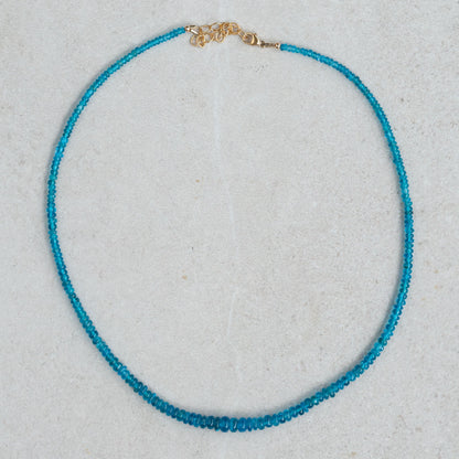 AAAA+ apatite Necklace, AAAA+ apatite Rondelle Necklace, Apatite Gemstone Necklace,Apatite Necklace, Apatite