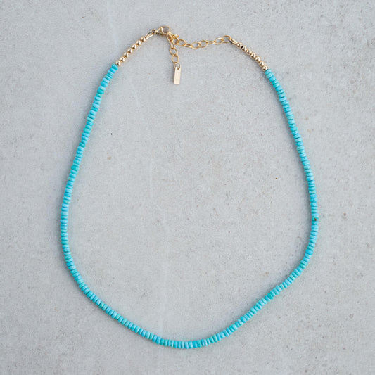 Sleeping beauty necklace, Sleeping Beauty Turquoise, Arizona Turquoise Jewelry, December Birthstone, Genuine turquoise
