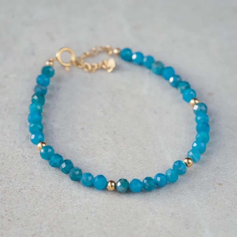 Lapis Lazuli Bracelet | dainty tiny lapis lazuli beaded bracelet | lapis lazuli gold bracelet | genuine lapis lazuli bracelet | lapis #0193