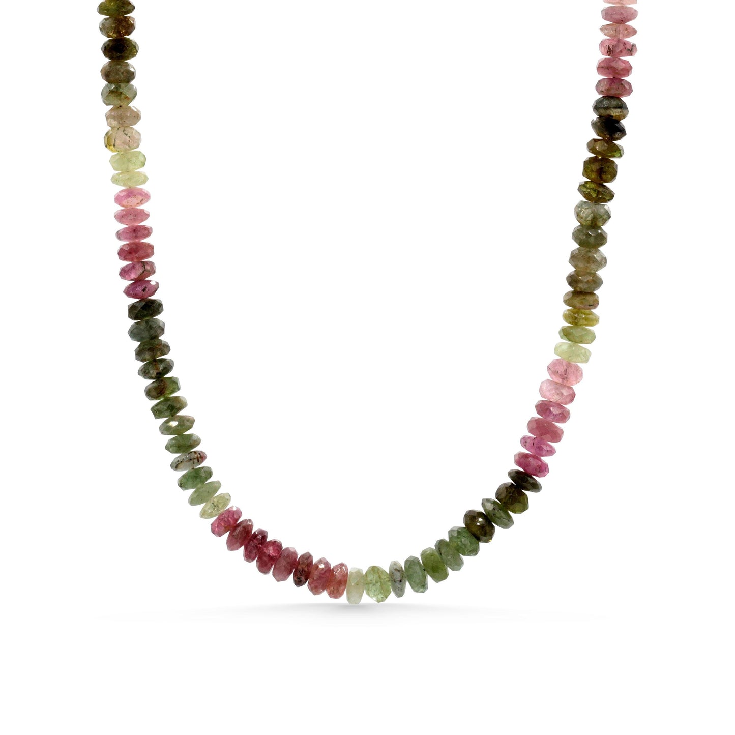 Watermelon tourmaline necklace