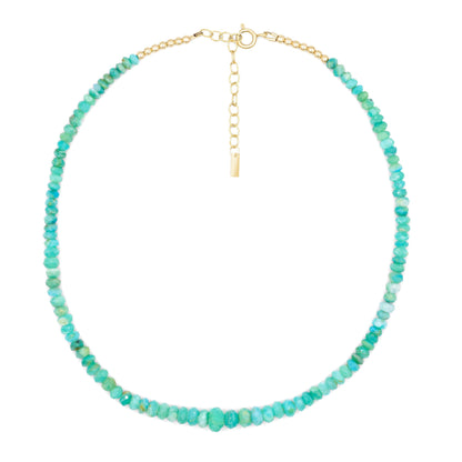 Peruvian opal necklace | Peruvian opal Necklace | Candy opal necklace | Opal necklace green blue | green opal necklace #PO