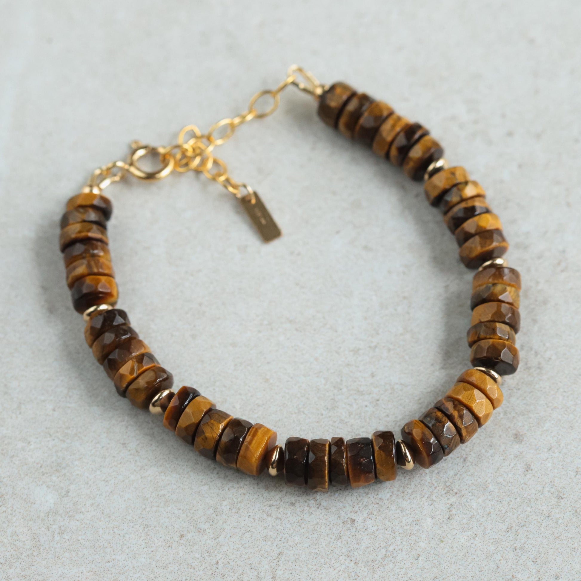 Tiger's eye heishi