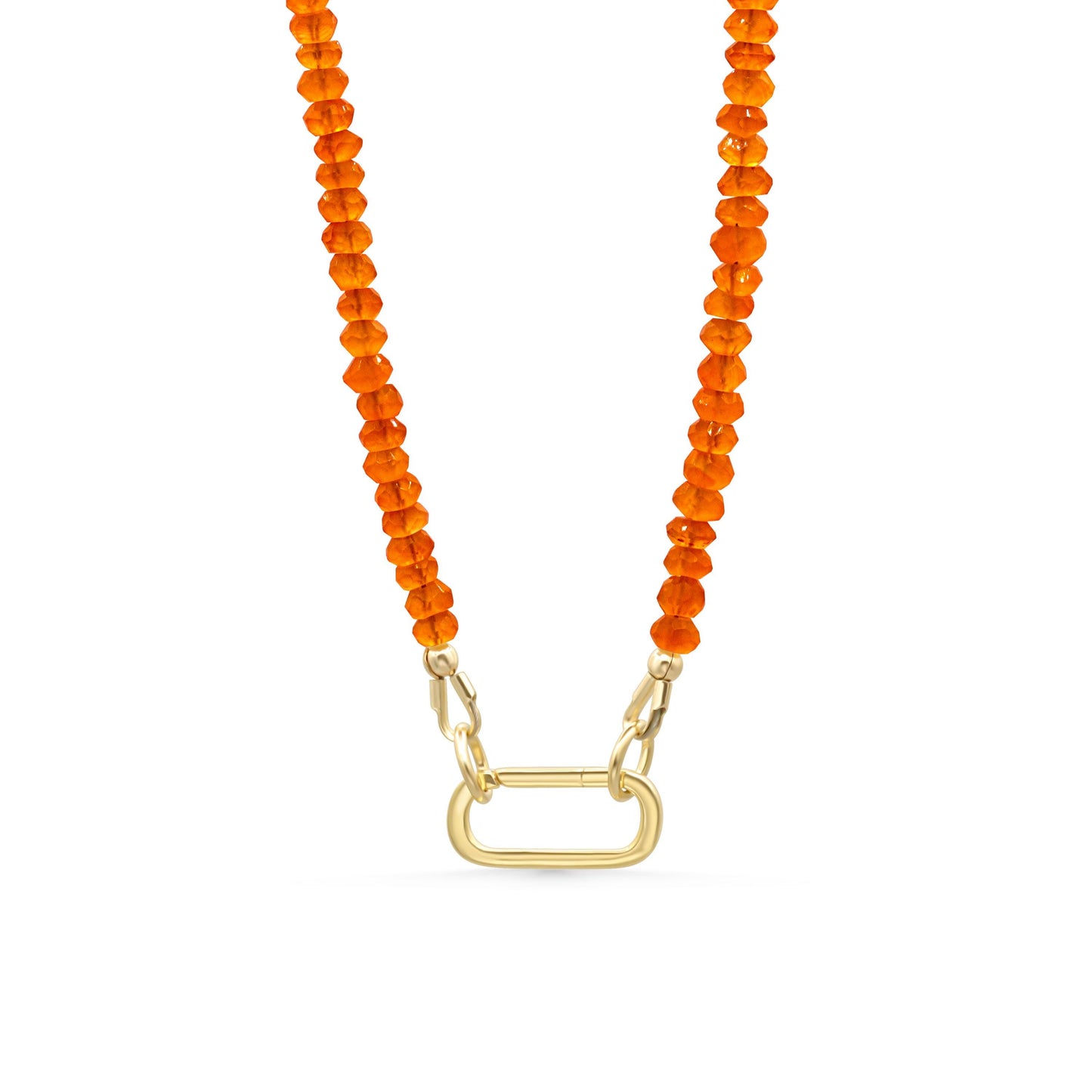 Carnelian Necklace | Beaded carnelian jewelry | beaded carnelian jewelry | bright carnelian jewelry | Beaded layering necklace #0262
