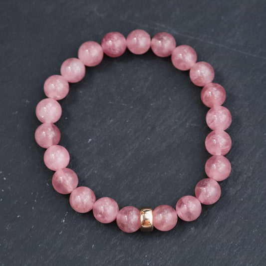 aaaa+ Madagascar Rose Quartz 8mm, Madagascar Rose Rose Gold, Pink Rose Quartz, Rose Quartz Bracelet, Love Bracelet