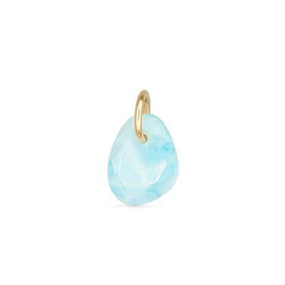 Larimar Pendant - 14K