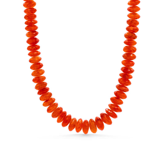 Carnelian necklace, beaded carnelian necklace, Carnelian gemstone necklace, Carnelian jewelry, Carnelian necklace | Carnelian