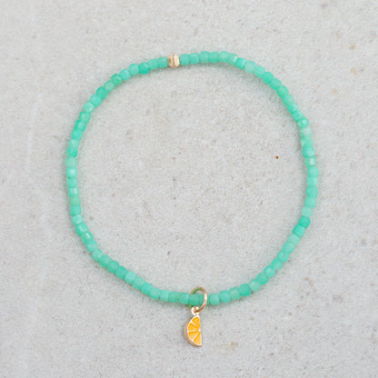 Chrysoprase bracelet