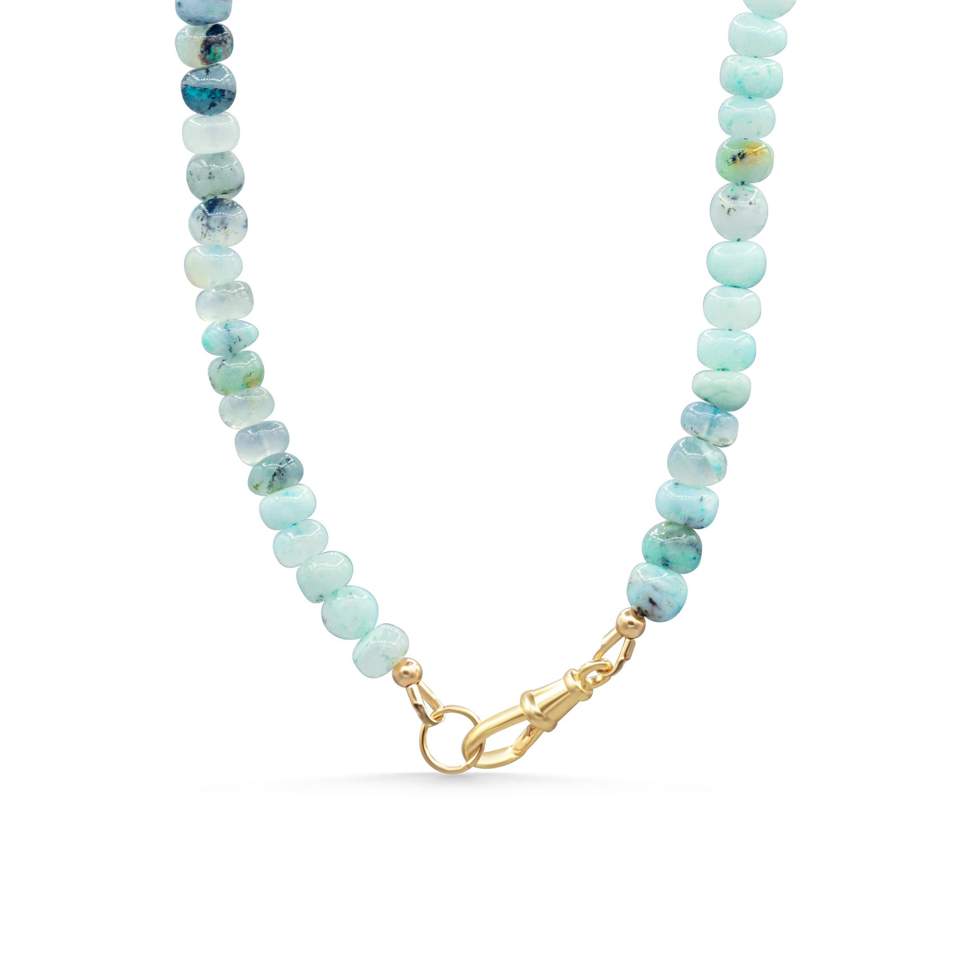 Peruvian opal Necklace | Green opal necklace | Candy opal necklace | summer gemstone necklace | green opal necklace, opal necklace