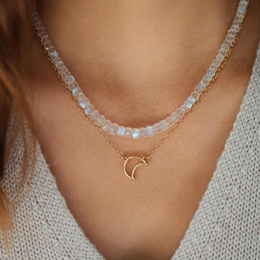 14k Gold Filled Cable Chain Necklace, gold filled carabiner necklace, everyday gold necklace, paperclip chain jewelry | gold vermeil #CN