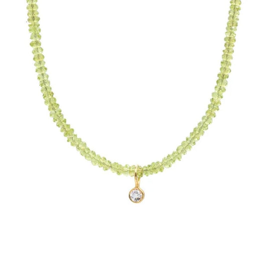 Peridot necklace