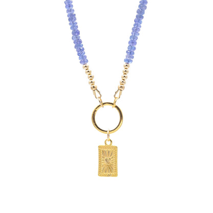 Tanzanite Carabiner Necklace