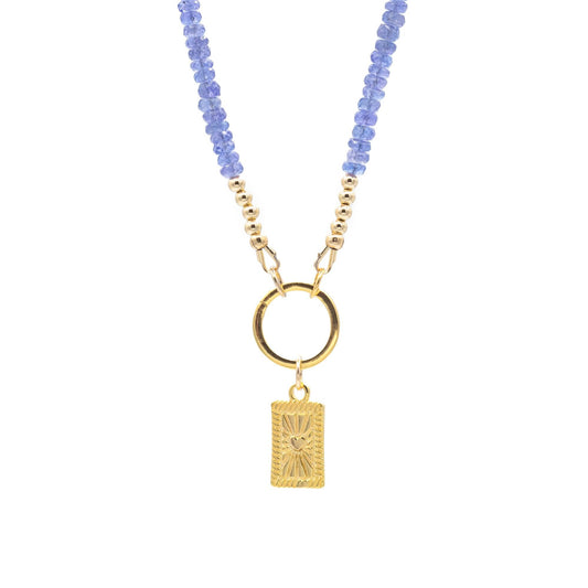 Tanzanite Carabiner Necklace