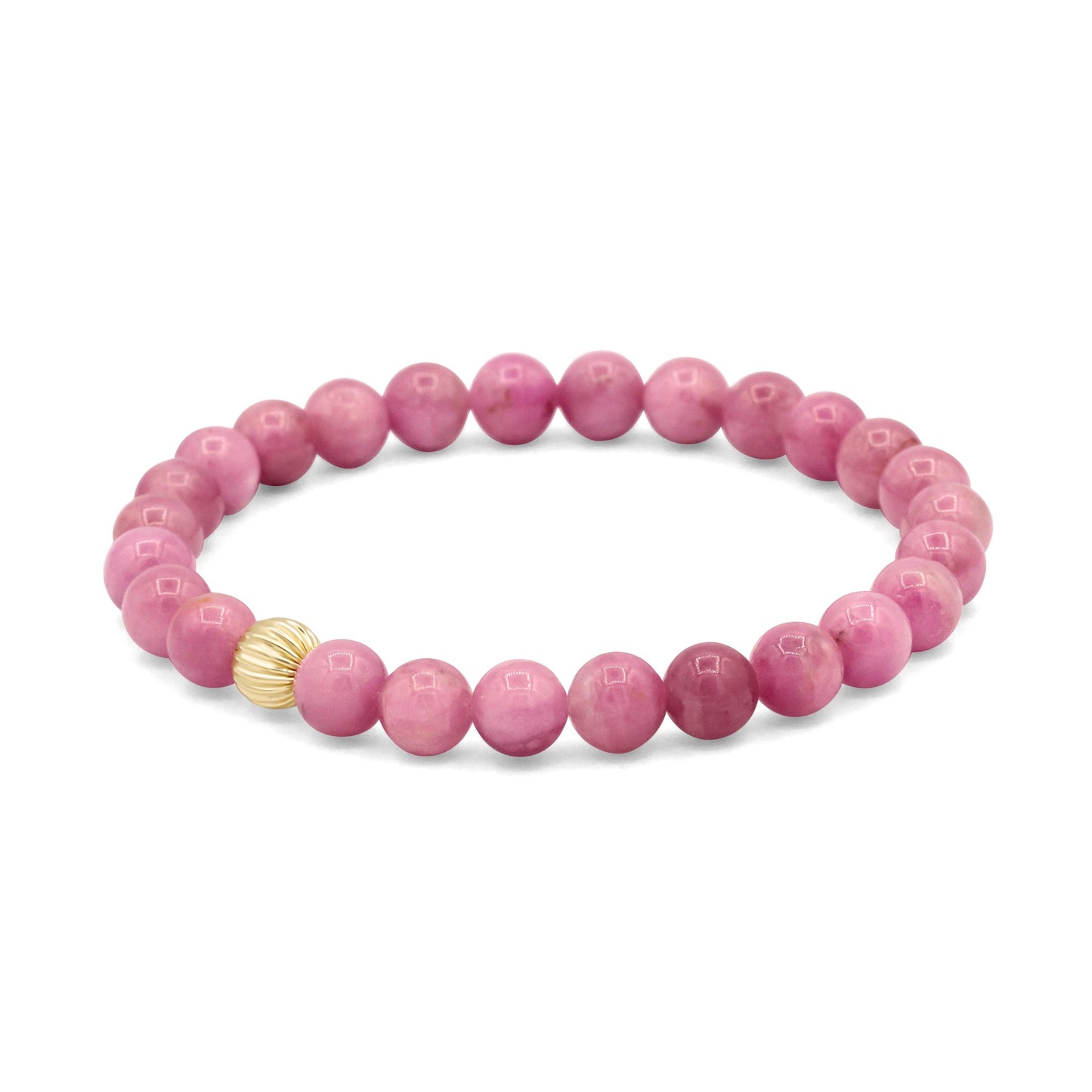 Rare pink Tourmaline Bracelet | Pink tourmaline beaded bracelet 6mm | Pink Tourmaline Jewelry | Tourmaline Bracelet