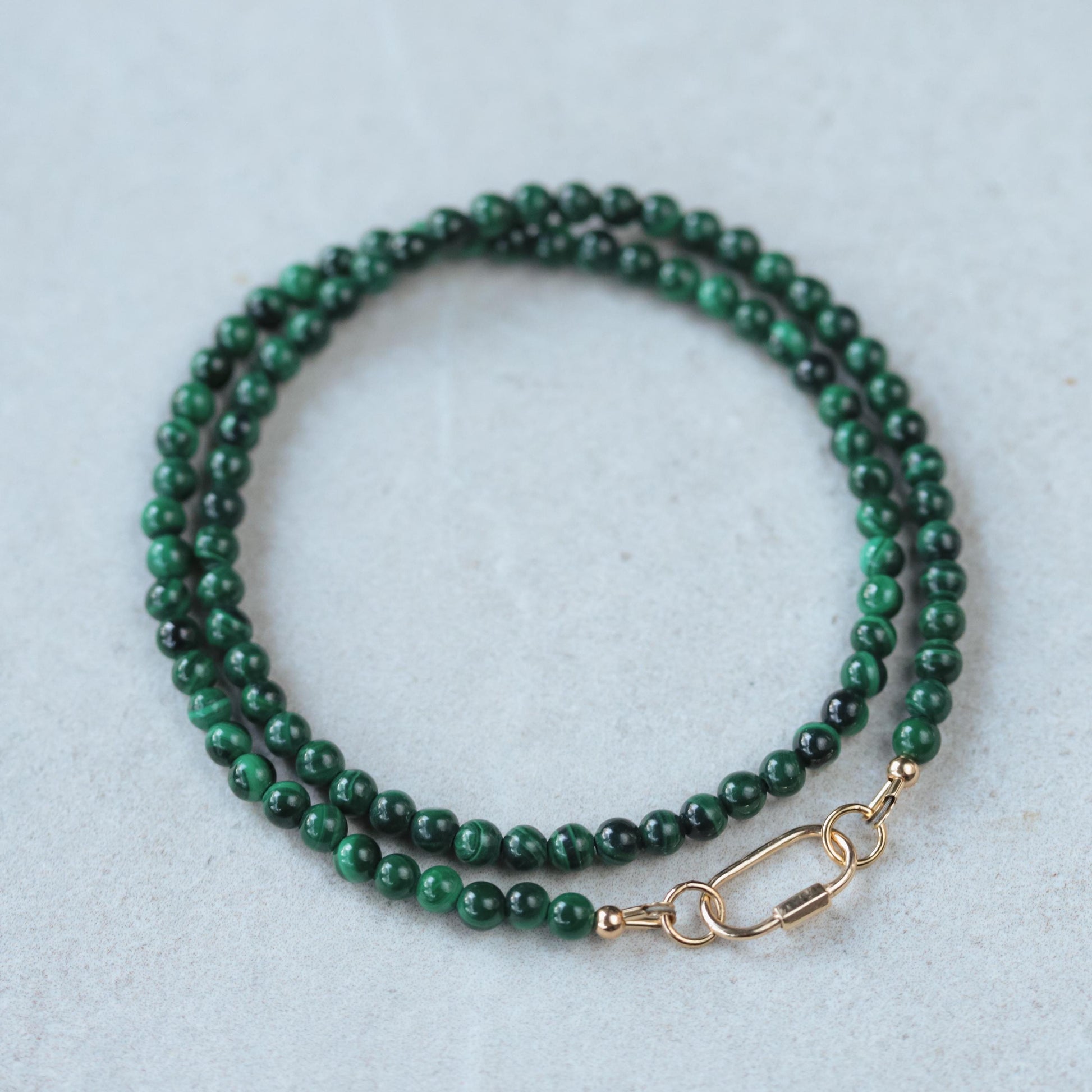 Lapis lazuli carabiner
