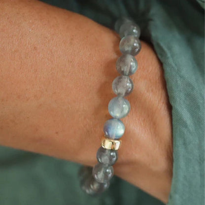 Labradorite 8mm - 14K