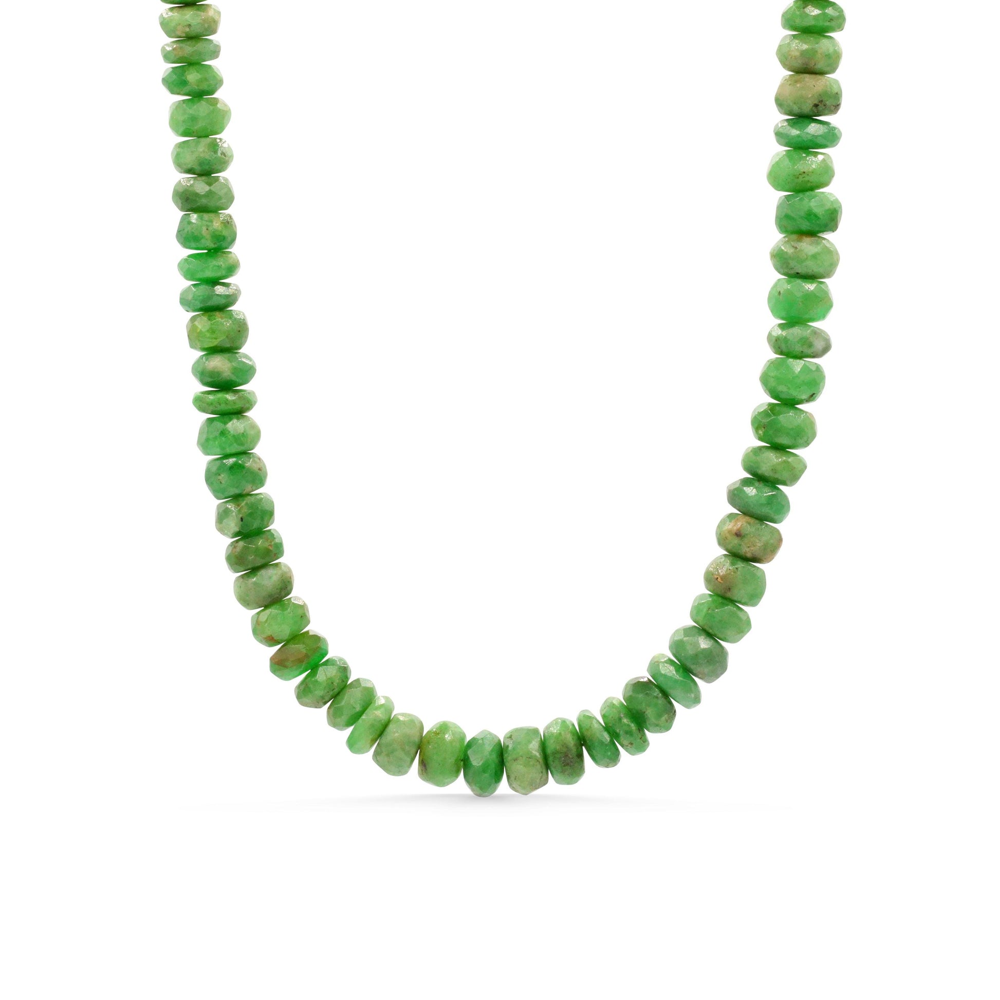 14K GOLD Tsavorite necklace | Tsavorite Beaded Necklace | Tsavorite necklace | Statement Tsavorite necklace | Tsavorite jewelry | Tsavorite