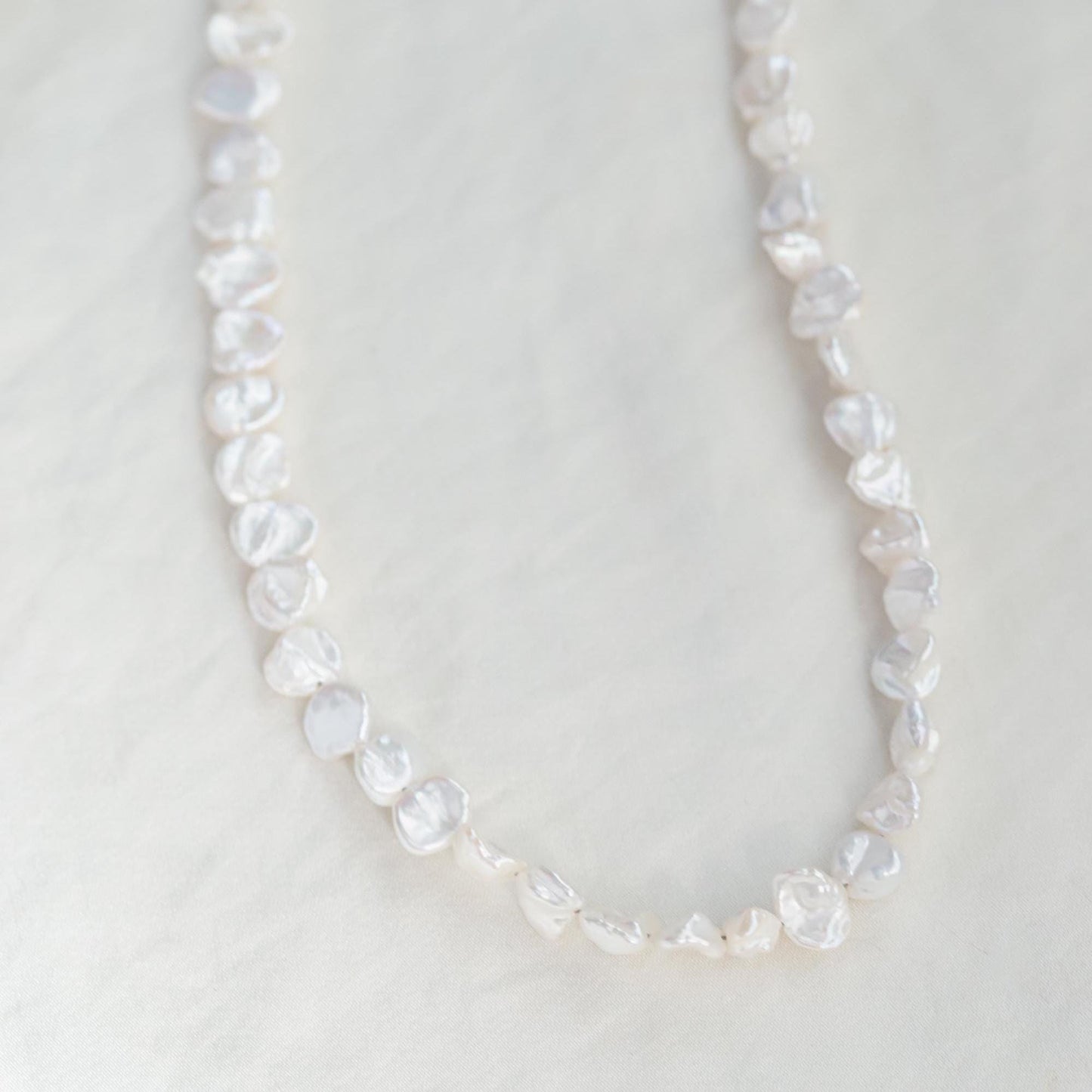 14K GOLD Freshwater Pearl necklace | one of a kind| Pearl necklace 14K gold | Boho freshwater pearl necklace, pearl necklace | June birthday