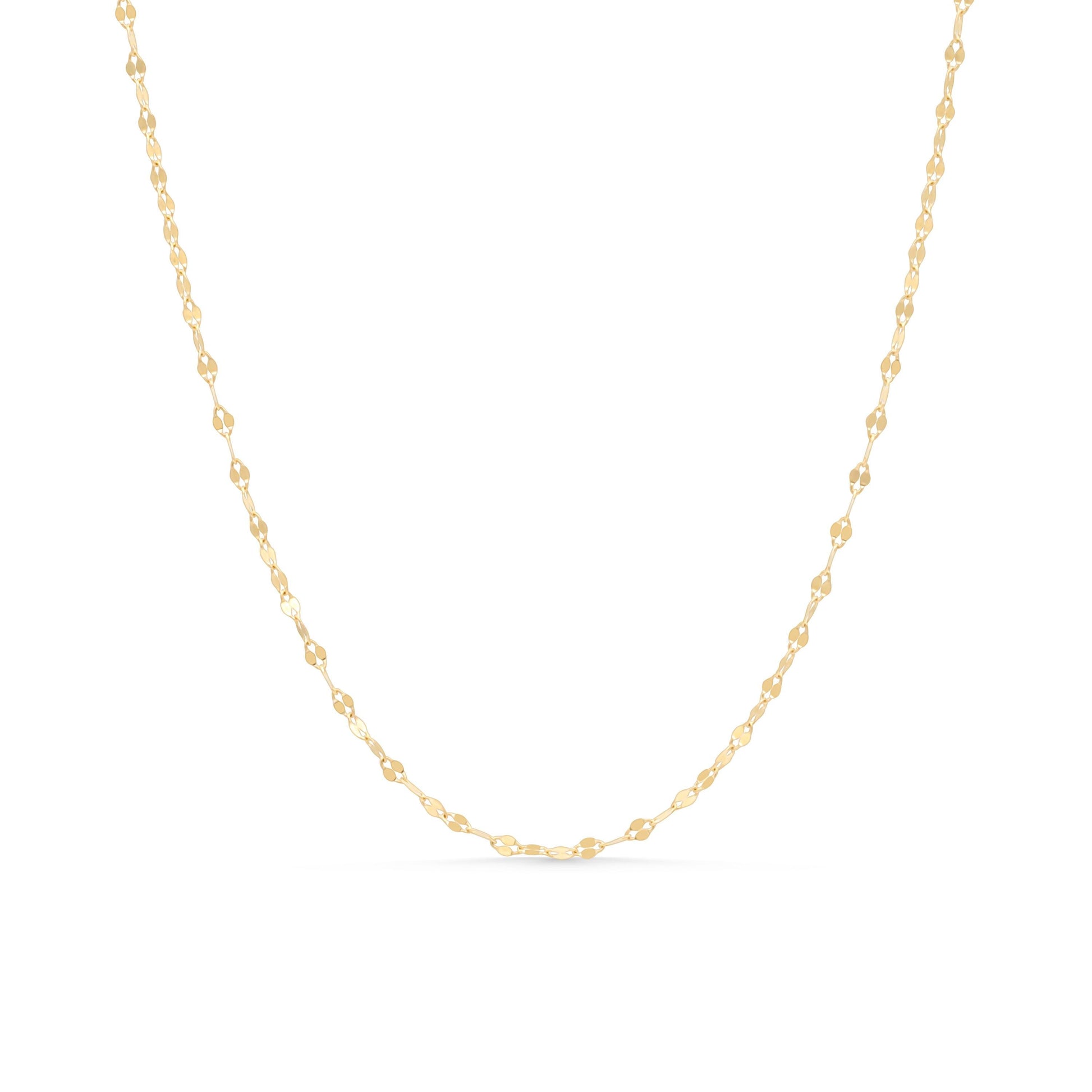 14K SOLID GOLD Chain, High Quality Gold Bead Necklace, Dainty Chain, Gold Chain, Minimalist Necklace, Layering Necklace #0270