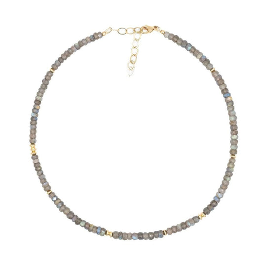 Labradorite flashy necklace