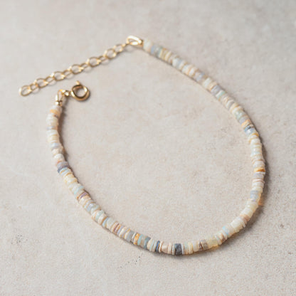Australian Opal Anklet - 14K Gold Filled