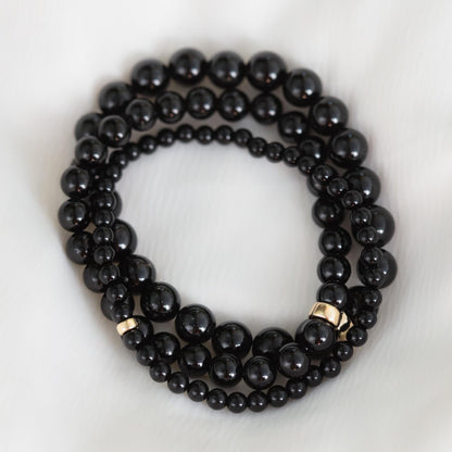 Black Tourmaline - 14K