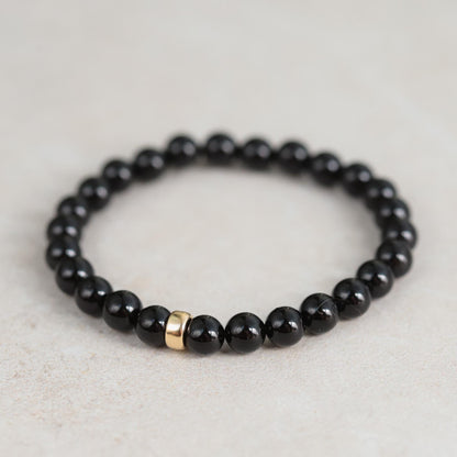 Black Tourmaline - 14K