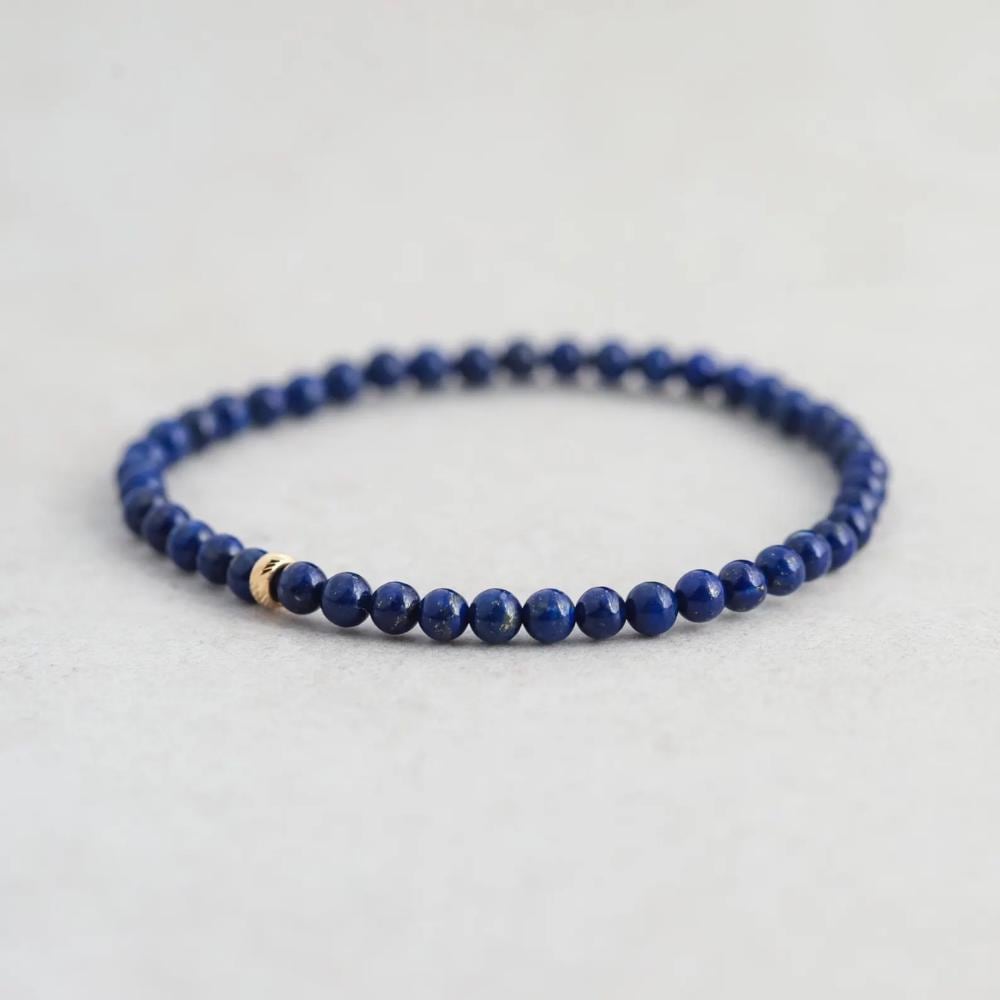 Lapis Lazuli 4mm 14K