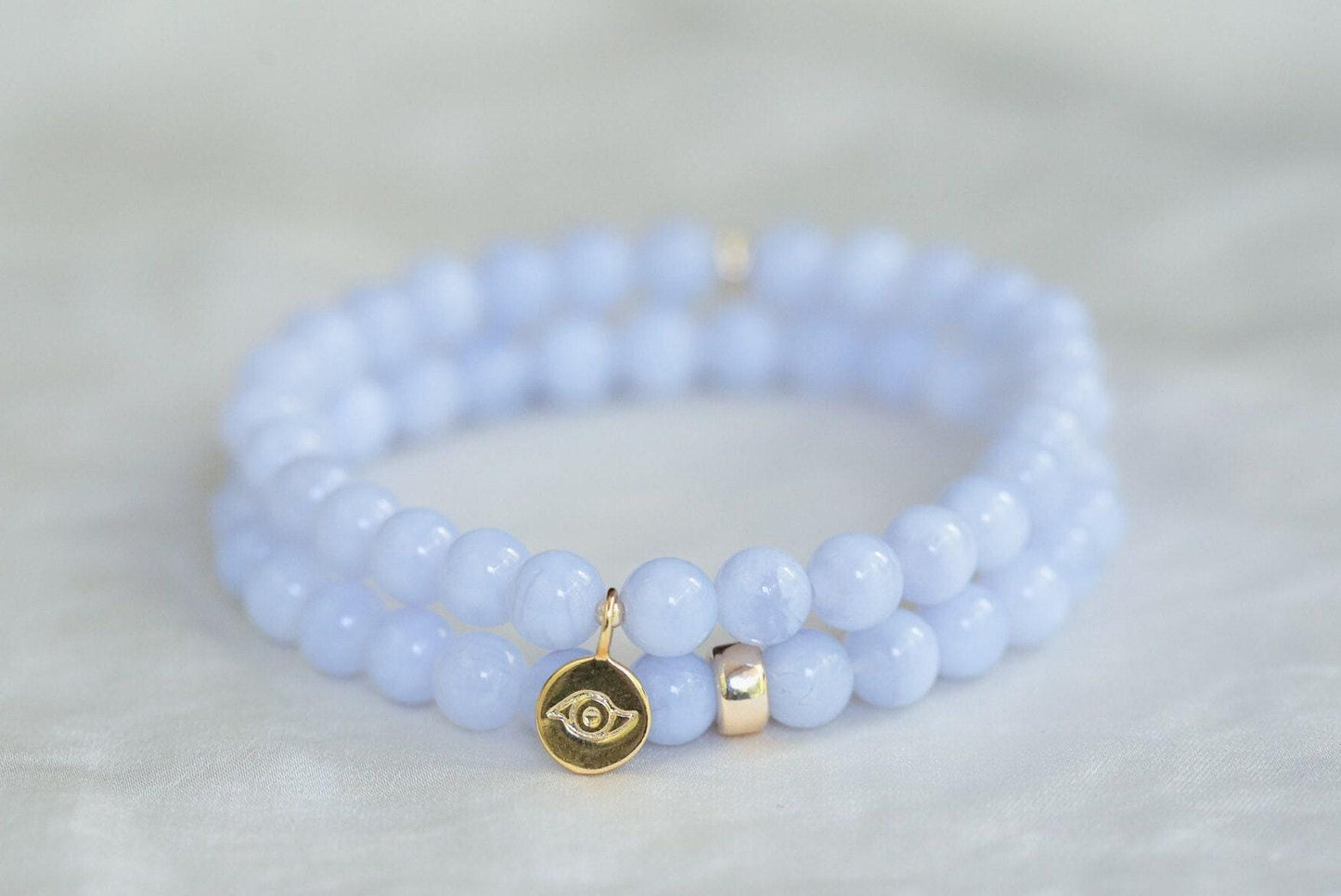 Blue Lace Agate Bracelet