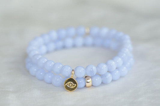 Blue Lace Agate Bracelet