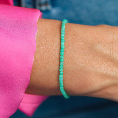 Chrysoprase Bracelet - 14K