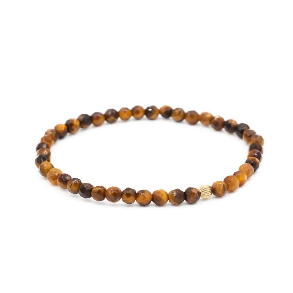 14K Tiger's Eye Bracelet