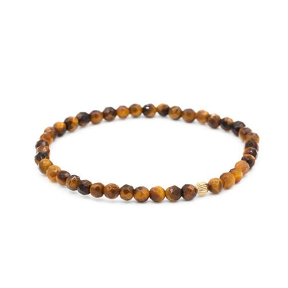 14K Tiger's Eye Bracelet