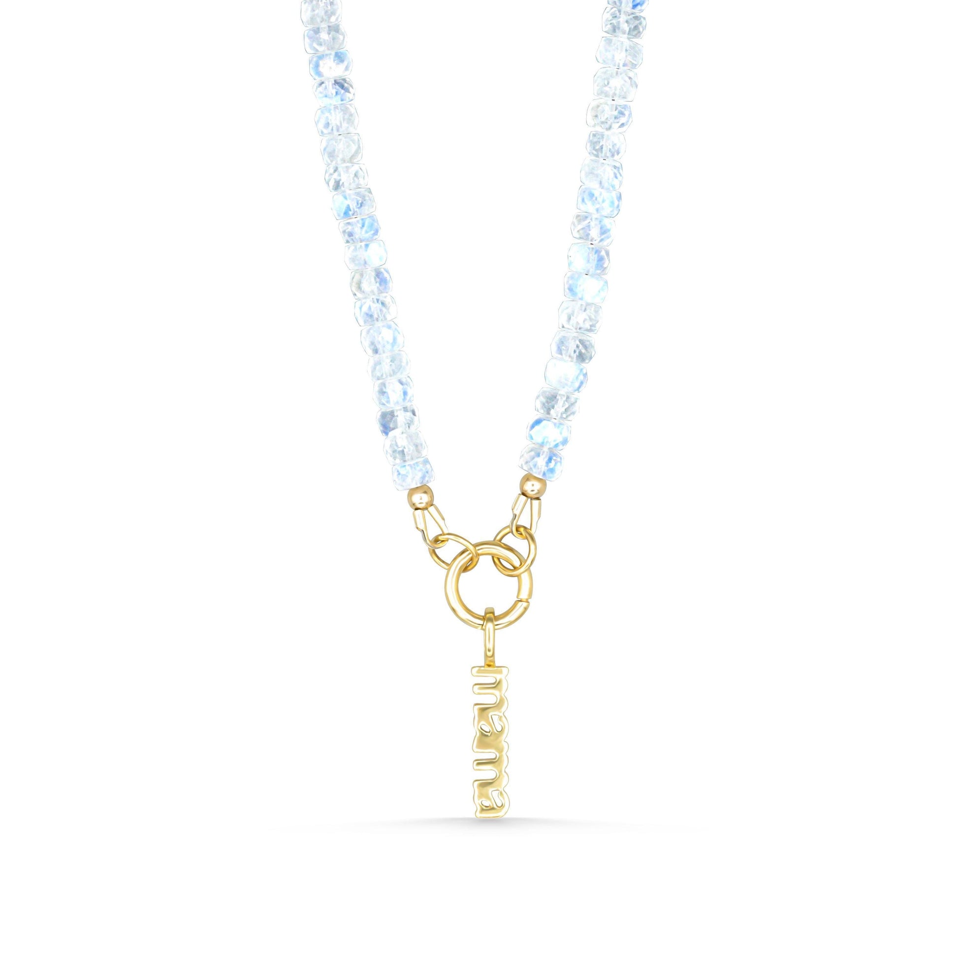 Rainbow Moonstone Love Necklace