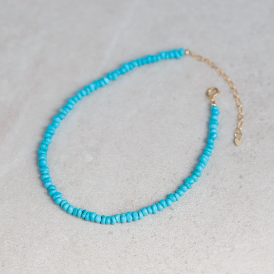 Sleeping beauty turquoise Anklet